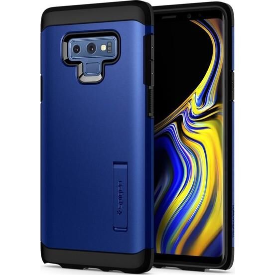 Spigen Galaxy Note 9 ile Uyumlu Kılıf Tough Armor Ocean Blue