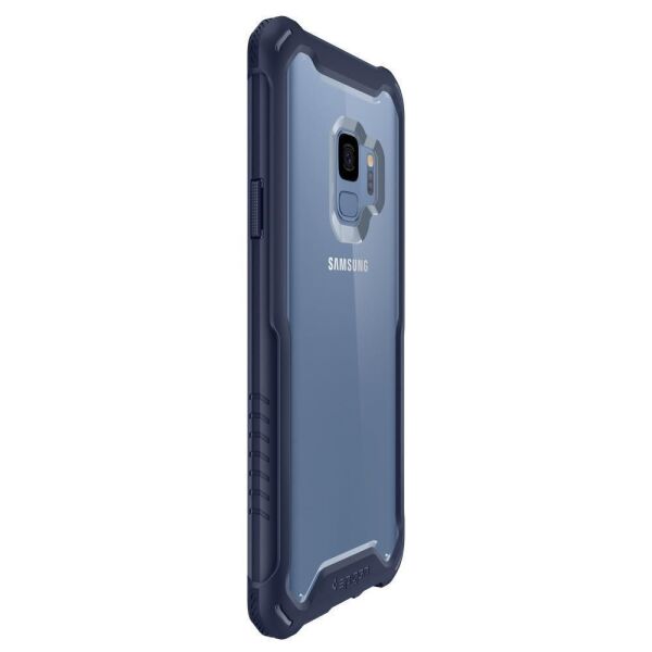 Spigen Galaxy S9 ile Uyumlu Kılıf Hybrid 360 Deep Sea Blue