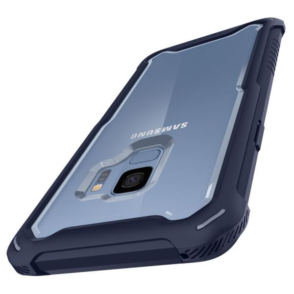 Spigen Galaxy S9 ile Uyumlu Kılıf Hybrid 360 Deep Sea Blue