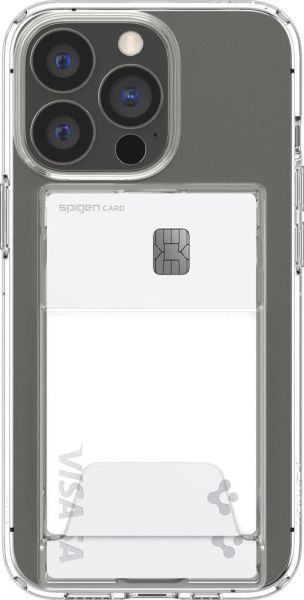 Spigen iPhone 13 Pro Max ile Uyumlu Kılıf Crystal Slot Dual Crystal Clear