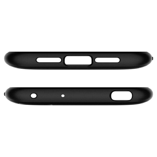 Spigen Redmi Note 8 Pro ile Uyumlu Kılıf Rugged Armor Matte Black