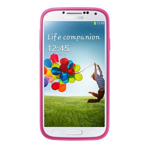 Galaxy S4 i9500 ile Uyumlu Protective Cover Pembe EF-PI950BPEGWW (Out)