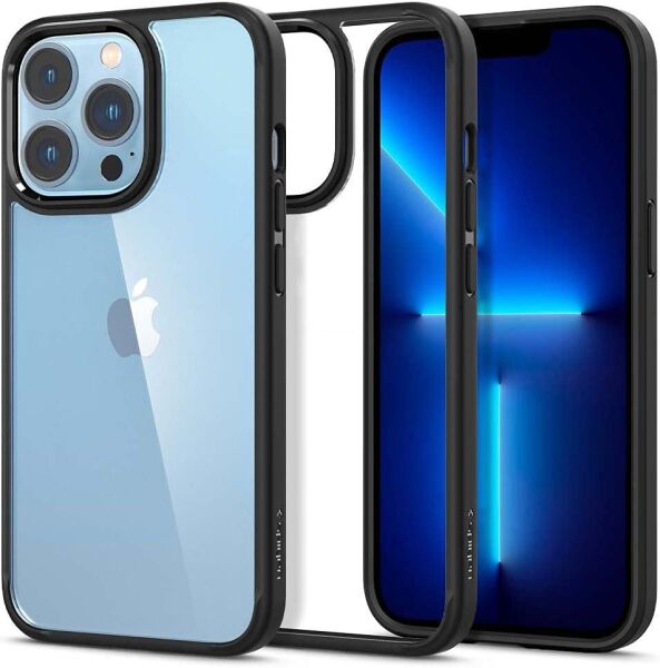 Spigen iPhone 13 Pro ile Uyumlu Kılıf Ultra Hybrid Matte Black