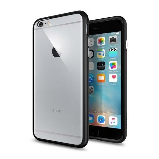 Spigen iPhone 6 Plus/6s Plus ile Uyumlu Kılıf Ultra Hybrid Black