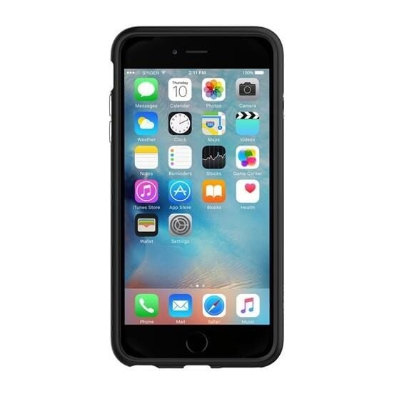 Spigen iPhone 6 Plus/6s Plus ile Uyumlu Kılıf Ultra Hybrid Black