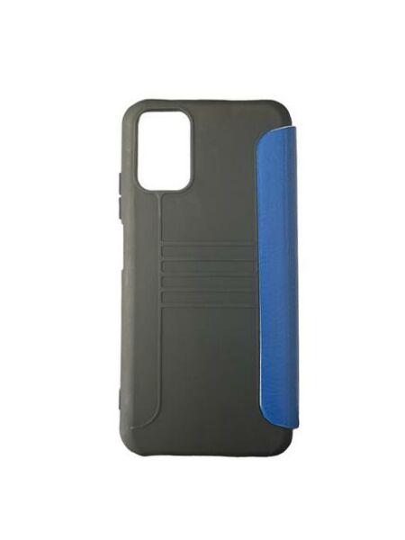 Jopus Poco M3 ile Uyumlu Premium Kapaklı Kılıf Mavi