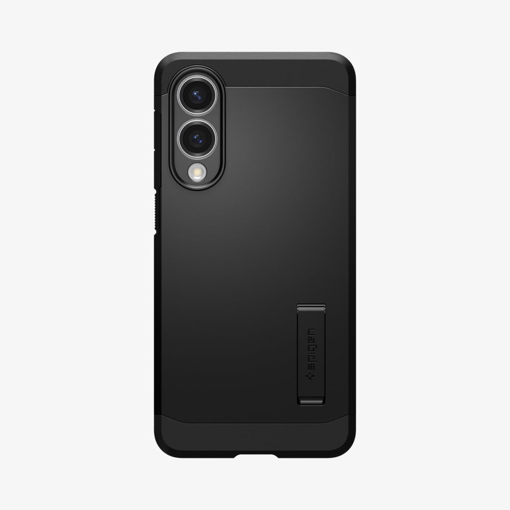 Spigen Galaxy S25 Edge ile Uyumlu Kılıf Tough Armor AI MagFit özellikli Kickstand Black