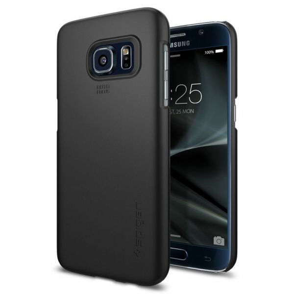 Spigen Galaxy S7 ile Uyumlu Kılıf Thin Fit Ultra İnce Black