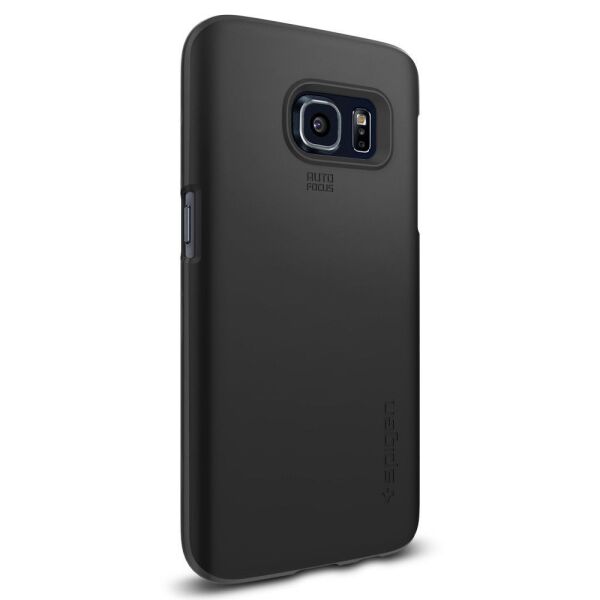 Spigen Galaxy S7 ile Uyumlu Kılıf Thin Fit Ultra İnce Black