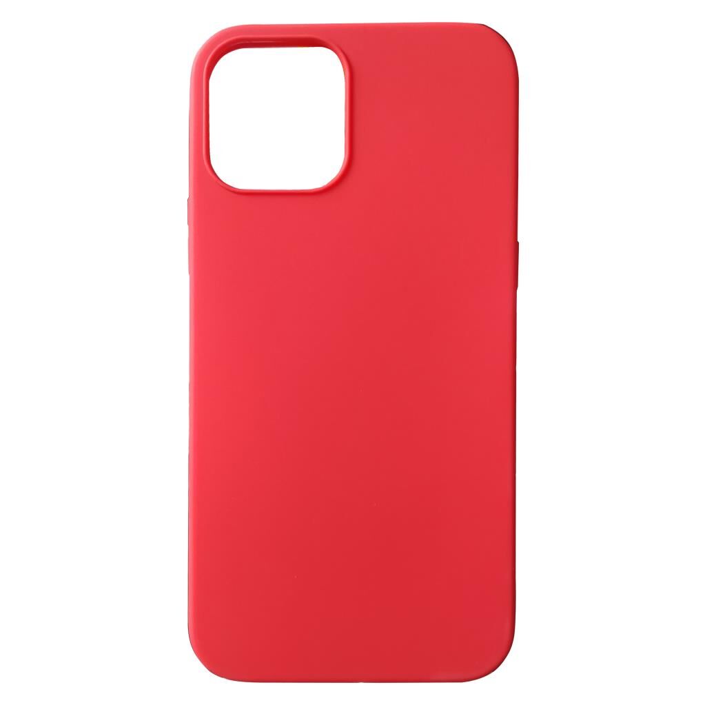 iPhone 12 (6.1'') ile Uyumlu Nxe Desing Silikon Kılıf Kırmızı