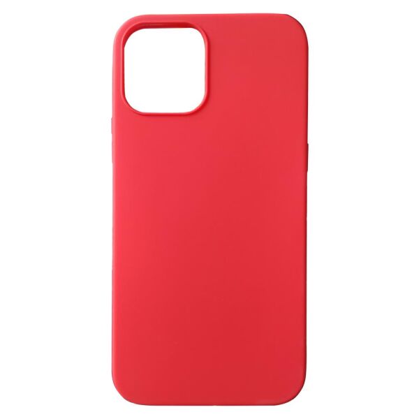 iPhone 12 (6.1'') ile Uyumlu Nxe Desing Silikon Kılıf Kırmızı