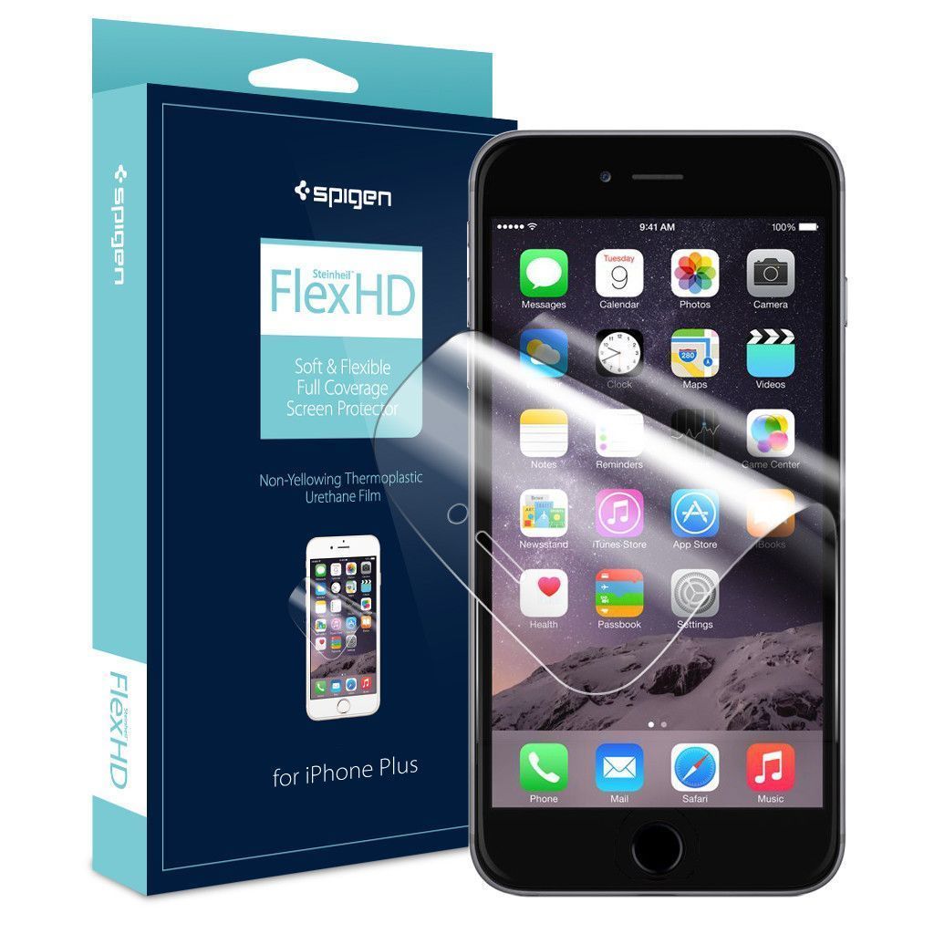 Spigen iPhone 6 Plus/6s Plus ile Uyumlu Ekran Koruyucu Flex HD