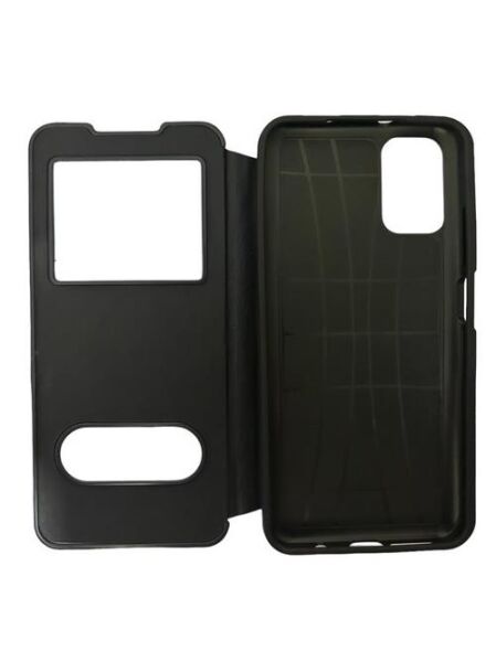 Jopus Poco M3 ile Uyumlu Premium Kapaklı Kılıf Siyah