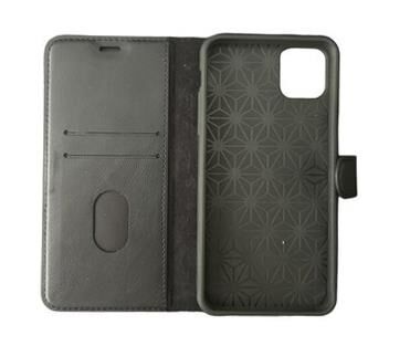 Jopus iPhone 11 Pro Max ile Uyumlu Kapaklı Kartlıklı Cüzdanlı Kılıf Siyah