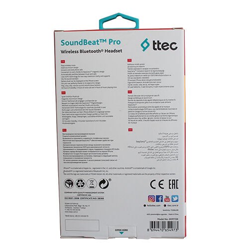 Ttec Soundbeat  Pro Mıknatıslı Bluetooth Kulaklık Kırmızı 2KM113K