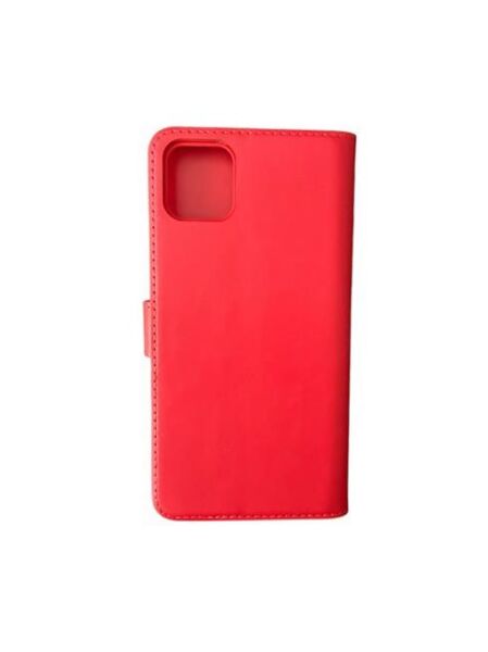Jopus iPhone 11 Pro Max ile Uyumlu Kapaklı Kartlıklı Cüzdanlı Kılıf Kırmızı