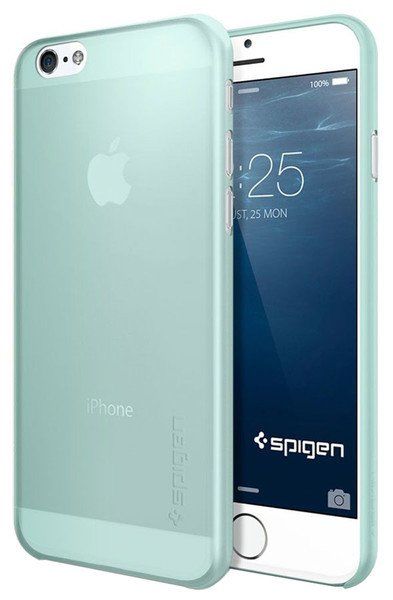 Spigen iPhone 6 Plus/6s Plus ile Uyumlu Kılıf Air Skin 0.3 mm Ultra ince Mint