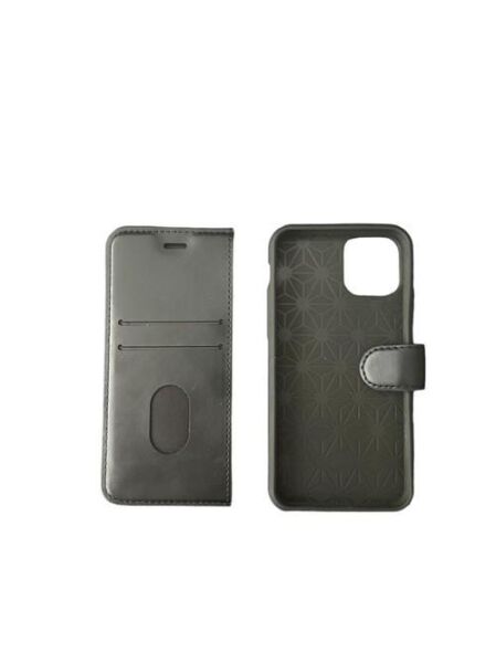 Jopus iPhone 11 Pro ile Uyumlu Kapaklı Kartlıklı Cüzdanlı Kılıf Siyah