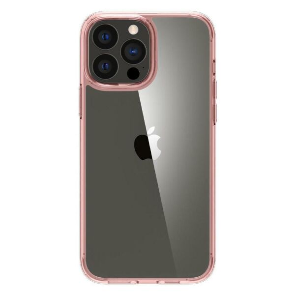 Spigen iPhone 13 Pro Max ile Uyumlu Kılıf Ultra Hybrid Rose Crystal