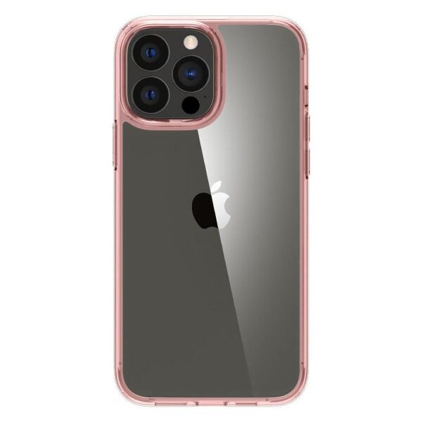 Spigen iPhone 13 Pro Max ile Uyumlu Kılıf Ultra Hybrid Rose Crystal