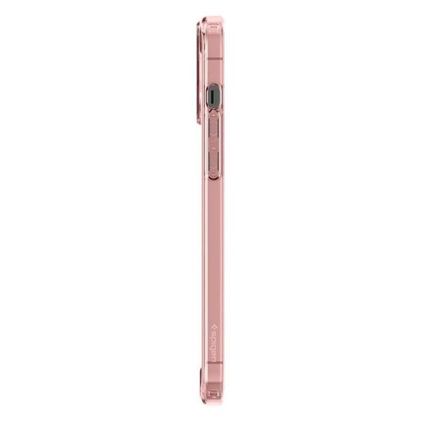 Spigen iPhone 13 Pro Max ile Uyumlu Kılıf Ultra Hybrid Rose Crystal