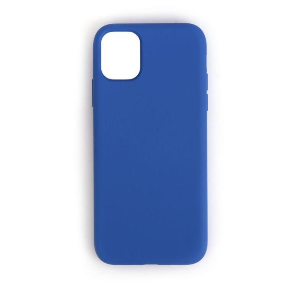 iPhone 11 ile Uyumlu Cappy Silikon Kılıf Lacivert