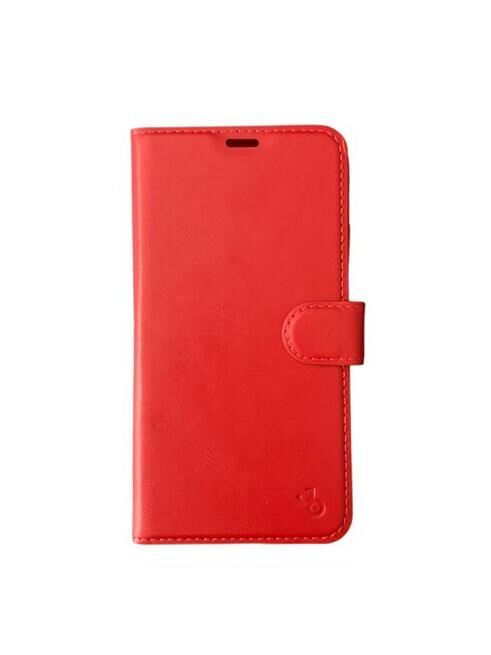 Jopus iPhone 11 Pro ile Uyumlu Kapaklı Kartlıklı Cüzdanlı Kılıf Kırmızı