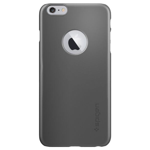 Spigen iPhone 6 Plus/6s Plus ile Uyumlu Kılıf Thin Fit A Ultra İnce Gun Metal