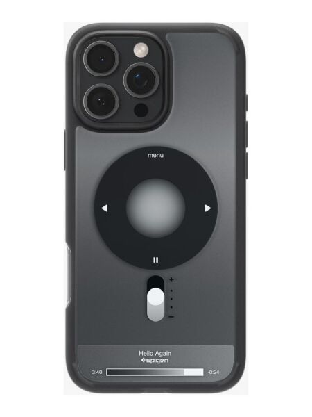 Spigen iPhone 16 Pro Max ile Uyumlu Kılıf Ultra Hybrid MagFit MagSafe özellikli Kickstand Classic Black