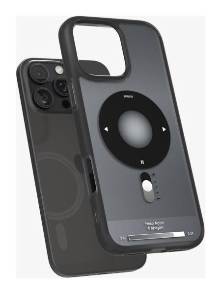 Spigen iPhone 16 Pro Max ile Uyumlu Kılıf Ultra Hybrid MagFit MagSafe özellikli Kickstand Classic Black