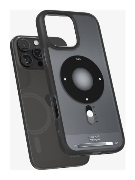 Spigen iPhone 16 Pro Max ile Uyumlu Kılıf Ultra Hybrid MagFit MagSafe özellikli Kickstand Classic Black