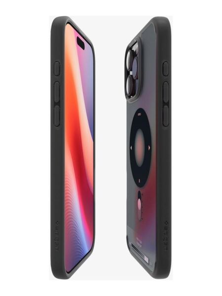 Spigen iPhone 16 Pro Max ile Uyumlu Kılıf Ultra Hybrid MagFit MagSafe özellikli Kickstand Classic Black