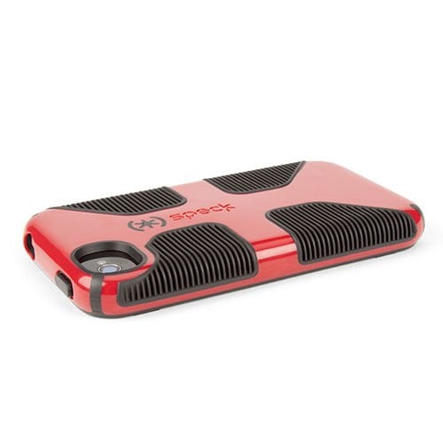 Speck CandyShell Grip iPhone 4S/4 ile Uyumlu Sert Kılıf Kırmızı SPK-A1229