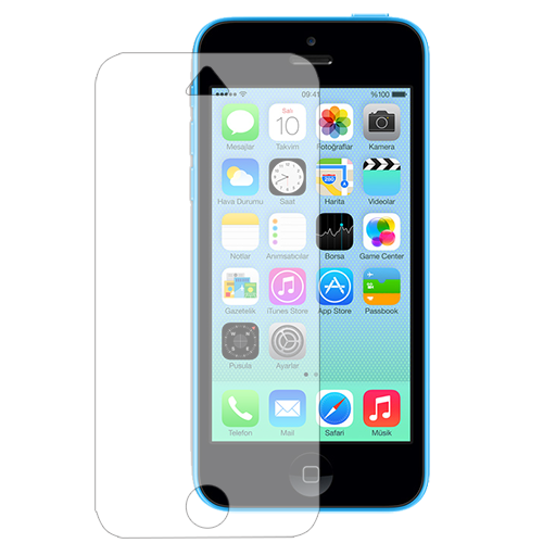 iPhone 5C ile Uyumlu Ekran Koruyucu Mat 1 Adet
