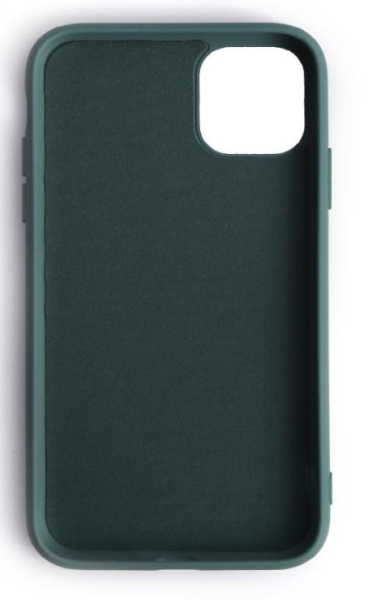 iPhone 11 ile Uyumlu Cappy Silikon Kılıf Yeşil