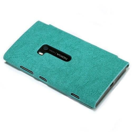 Nillkin Lumia 920 ile Uyumlu Ağaç Desenli Deri Kılıf Yeşil