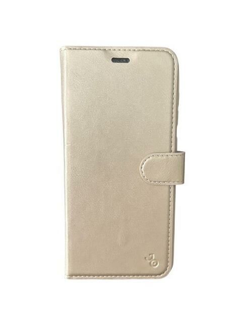 Jopus Galaxy A70 ile Uyumlu Kapaklı Kartlıklı Cüzdanlı Kılıf Gold