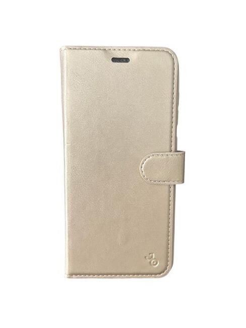 Jopus Galaxy A70 ile Uyumlu Kapaklı Kartlıklı Cüzdanlı Kılıf Gold