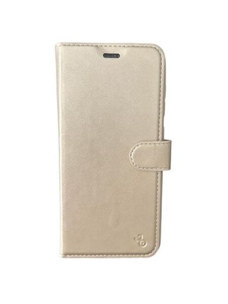 Jopus Galaxy A70 ile Uyumlu Kapaklı Kartlıklı Cüzdanlı Kılıf Gold