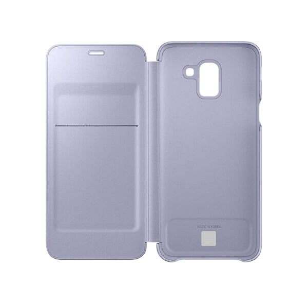 Galaxy J6 2018 ile Uyumlu Wallet Cover Kılıf Mavi EF-WJ600CVEGWW