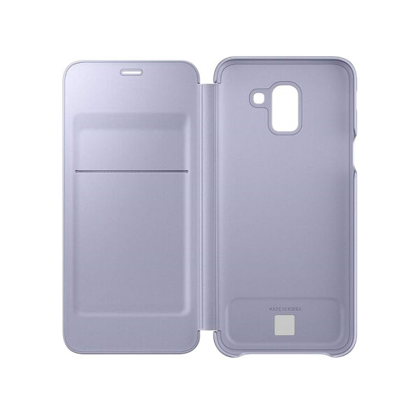 Galaxy J6 2018 ile Uyumlu Wallet Cover Kılıf Mavi EF-WJ600CVEGWW