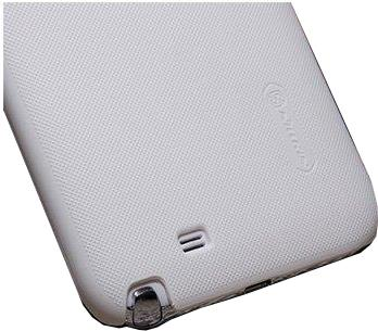Nillkin N7100 Galaxy Note 2 ile Uyumlu Sert Kauçuk Kılıf Beyaz