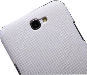 Nillkin N7100 Galaxy Note 2 ile Uyumlu Sert Kauçuk Kılıf Beyaz