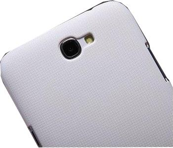 Nillkin N7100 Galaxy Note 2 ile Uyumlu Sert Kauçuk Kılıf Beyaz