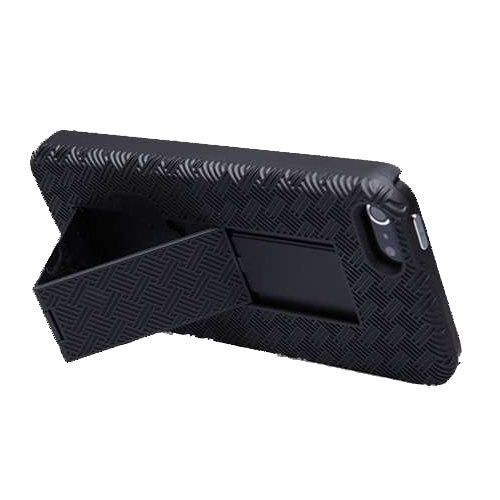 Nillkin iPhone SE/5S/5 ile Uyumlu Standlı Sert Kauçuk Kılıf Siyah