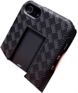 Nillkin iPhone SE/5S/5 ile Uyumlu Standlı Sert Kauçuk Kılıf Siyah