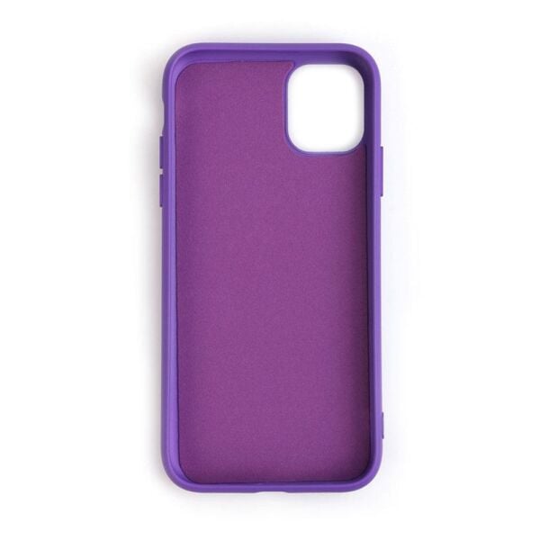 iPhone 11 ile Uyumlu Cappy Silikon Kılıf Mor