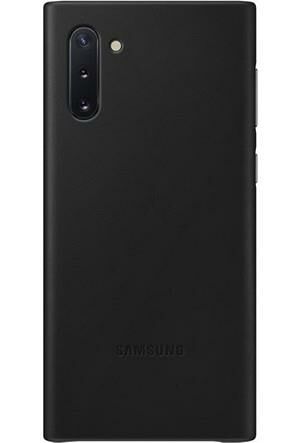 Galaxy Note 10 ile Uyumlu Deri Kılıf Siyah EF-VN970LBEGWW (Out)
