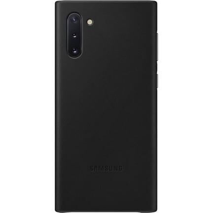 Galaxy Note 10 ile Uyumlu Deri Kılıf Siyah EF-VN970LBEGWW (Out)