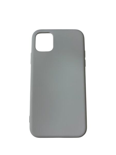 iPhone 11 ile Uyumlu Cappy Silikon Kılıf Sis Mavisi